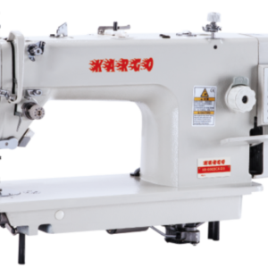 Direct drive computerized heavy duty top and bottom feed sewing machine KR-0303-D3