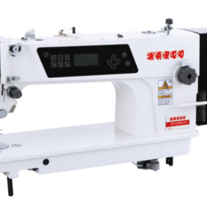 Direct drive computerized heavy duty top and bottom feed sewing machine KR-0308-D3