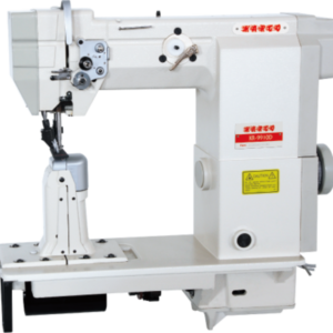 Direct drive post bed with roller feed sewing machine KR-9910D