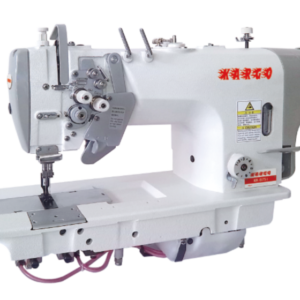 High speed direct drive double needle lockstitch sewing machine with split needle bar (micro oil) KR-8451