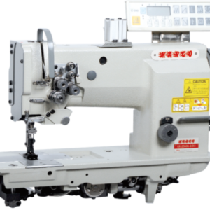 High speed heavy duty computerized double needle sewing machine KR-20606-2-D3